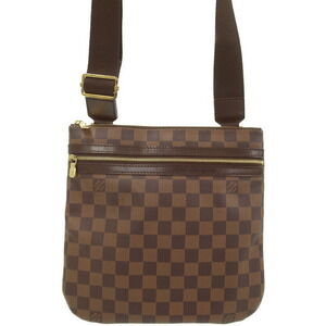 Louis Vuitton Damier Ebene Brown Pochette Bosphore Shoulder Bag